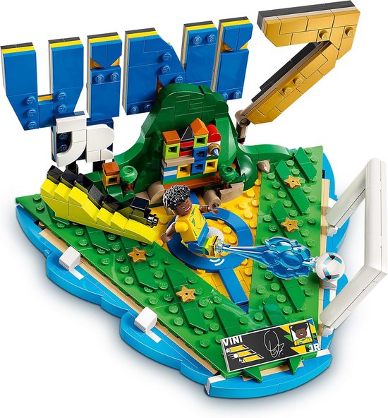 LEGO Editions - Vini Jr. – Voetbalhoogtepunten Voetbal Bouwpakket voor Kinderen - 43027
