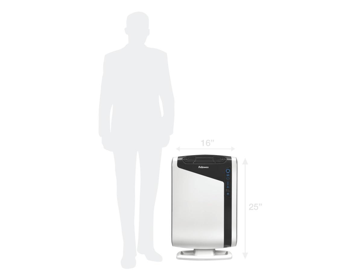 Fellowes AeraMax DX95 Luchtreiniger - Stille werking - White - 43 m²