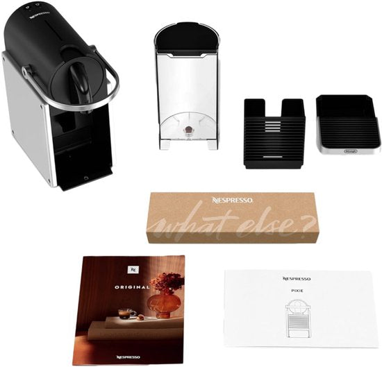 De'Longhi Nespresso Pixie EN127.S - Koffiecupmachine - Zilver