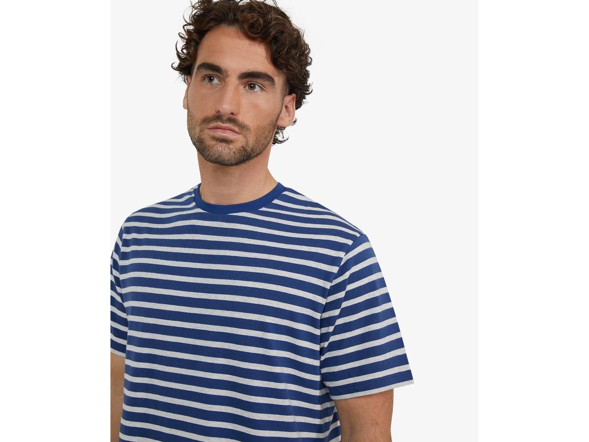 McGregor Strips T-Shirt - Worker Blue - maat S