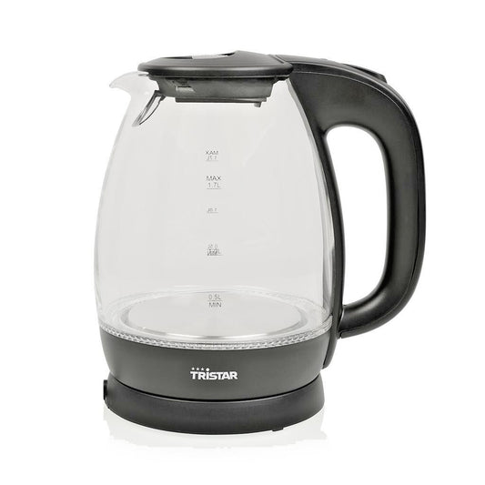 Tristar Waterkoker WK-3405 Glas - 1,7 Liter - 2200W - RVS Verwarmingsplaat - LED Verlichting