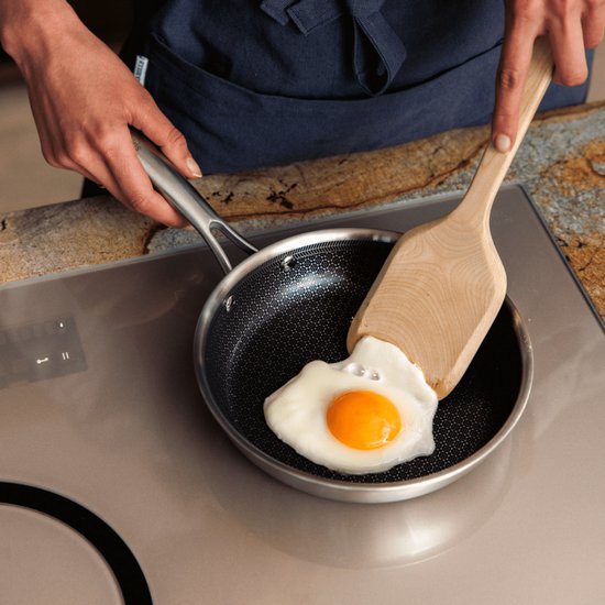 Safecourt Kitchen 5 delige houten spatelset [100% vrij van microplastics] - FSC-gecertificeerd berkenhout