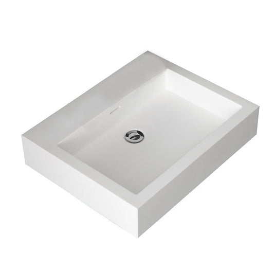Wastafel LP4506-0 wit glanzend 60x48 cm