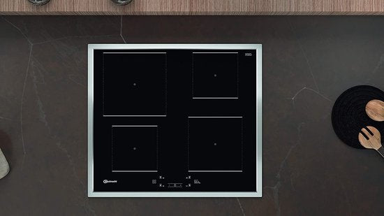 Bauknecht – Inductiekookplaat BQ 2760S FT – 59x51x5,4 cm – Zwart Glas – 7200 Watt & 4 Zones – FlexiCook & Boosterfunctie – Luxe Inbouw Kookplaat – BQ 2760S FT