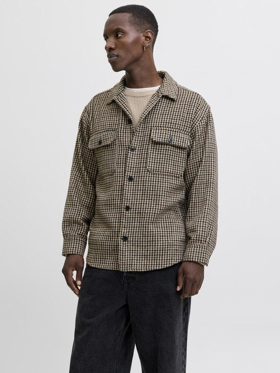 JACK&JONES ESSENTIALS - JJEBRADLEY OLLIE OVERSHIRT LS NOOS Heren Overhemd - Maat XL