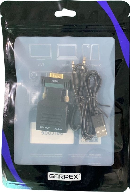 Garpex® VGA naar HDMI Adapter - 1080p Full HD - Analoog naar Digitaal - Universele Converter