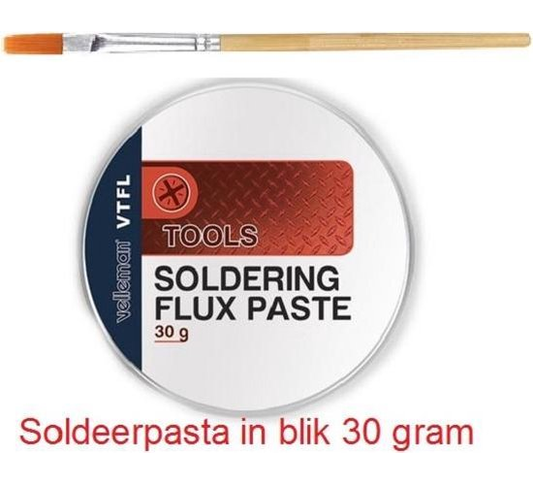 Velleman Soldeerpasta, transparant, 30 g