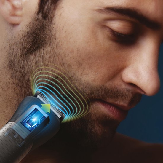 Philips All-in-One Series 9000 MG9540/15 - 13-in-1 - Multigroom - Baardtrimmer - Voor baard lichaam en haar - met OneBlade - Donkergrijs
