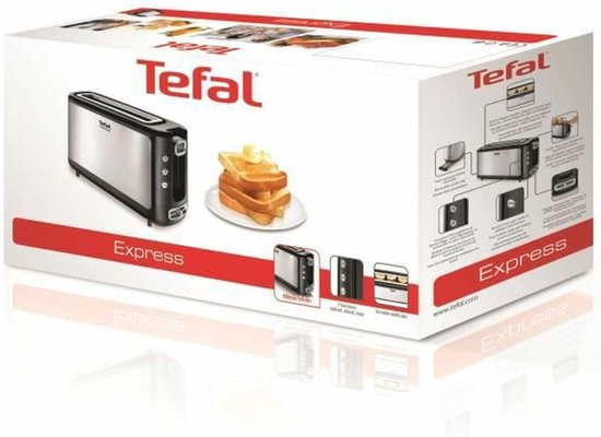 Tefal TL365ETR - Broodrooster - Inox