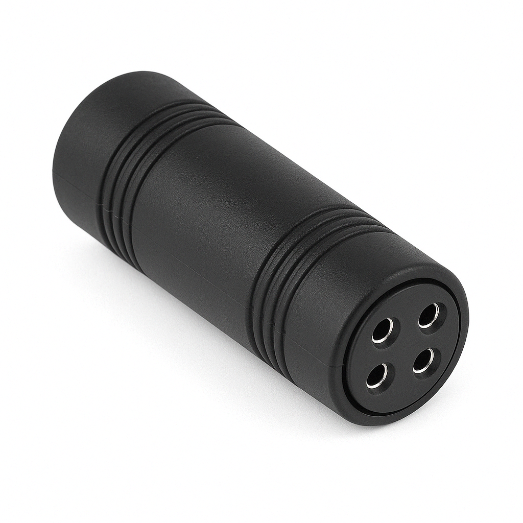 Luidspreker Adapter 4-Pins Vrouwelijk naar 4-Pins Vrouwelijk – XLR Stijl Audio Connector