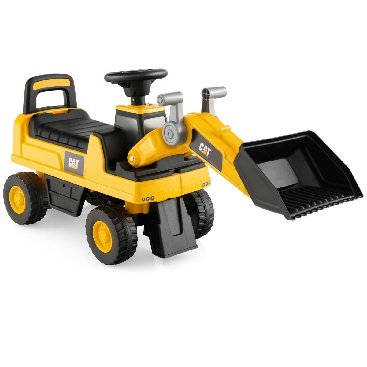 Coast Speelgraafmachine voor Kinderen - Geel/Zwart - 88 cm x 30 cm x 49 cm
