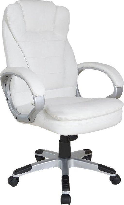 VDD Gaming Bureaustoel - Ergonomisch verstelbaar - Wit -  62x50x115cm