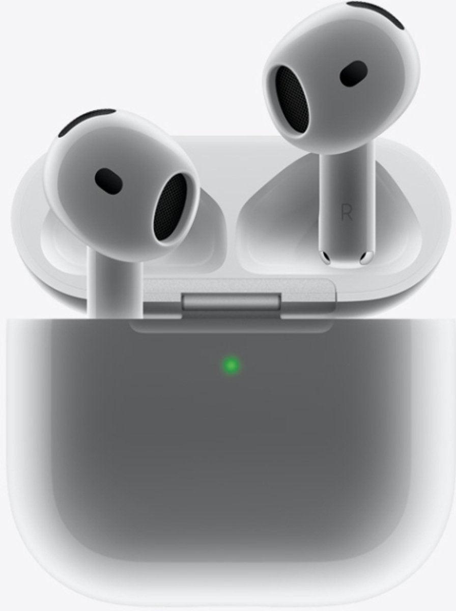 Apple AirPods 4 - Draadloze Oordopjes - Bluetooth 5.3 - USB-C Oplaadcase - Spatial Audio - Wit