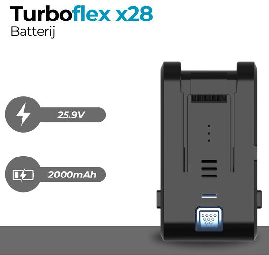 Sanovy Steelstofzuiger Accu - Sanovy Turbo Flex X28 Onderdeel