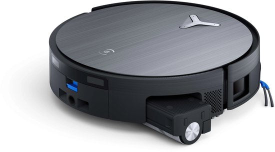 ECOVACS DEEBOT X11 PRO OMNI Robotstofzuiger – 19.500 Pa – PowerBoost snelladen–OZMO roller dweil –ZeroTangle 3.0 anti-haarwikkel –AI vlekdetectie 2.0 – OMNI 2.0 station Zelfreinigend – TruePass 4WD klim– voor harde vloeren en tapijt-Zwart