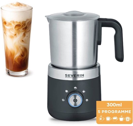Severin SM 3588 Melkopschuimer – Warm & Koud –PFAS-vrij - Chocoladefunctie – 300 ml