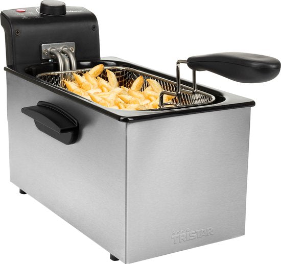 Tristar Frituurpan 3 liter - FR-6946 - Frituese 2000W - Koud zone - RVS