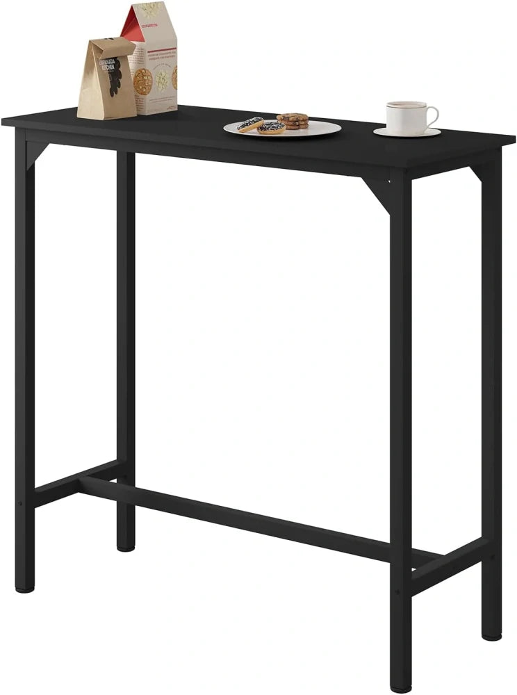 Eugad Bartafel Hoog Consoletafel - Zwart - 100 x 40 x 100 cm
