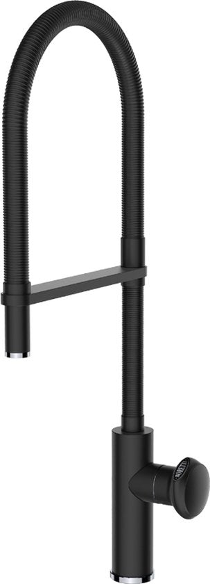 Boretti Maggiore 61 cm Mengkraan – Zwart – 1-Hendel Keuken- en Badkamerkraan