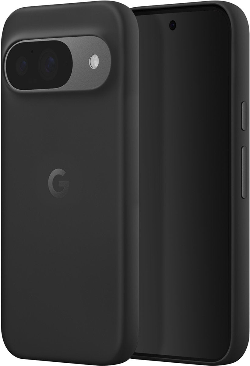 Google Pixel 9 / 9 Pro Hoesje - Duurzame Back Cover - TPU & Polycarbonaat - Slank & Comfortabel - Zwart