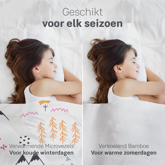 CozySense® Verzwaringsdeken Kind 2,4 kg - Weighted Blanket - Zwaartedeken met GLASS-Flow® Drukverdeling - Wasbare Hoes - Hypoallergeen - Voor Meisjes