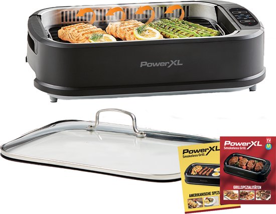 Mediashop -  Elektrische Grill - Rookloos - 1500 watt - 29.70x14x50 cm