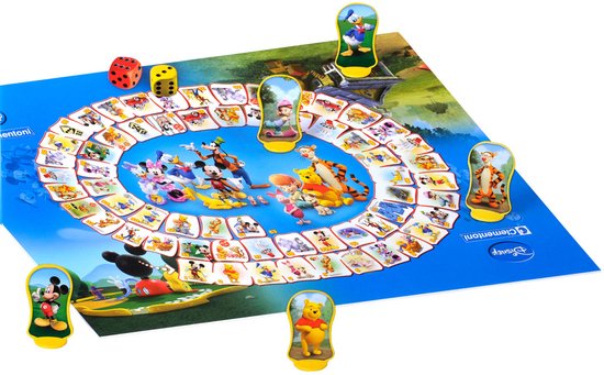 Clementoni Bordspel - Ganzenbord Disney - Gezelschapsspel voor Familie - Kinderen vanaf 6 Jaar