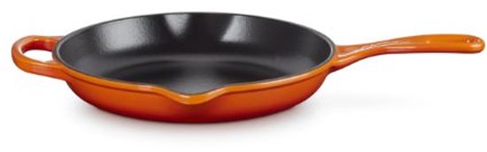 Le Creuset Skillet Signature - Oranjerood - Ø 23 cm - Geëmailleerde Anti-aanbaklaag - Geschikt voor Alle Warmtebronnen, inclusief Inductie - Vaatwasserbestendig - Levenslange Garantie