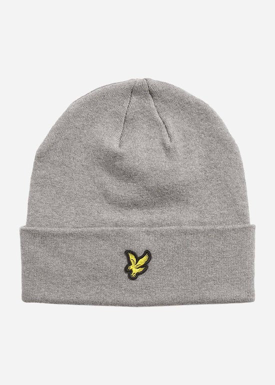 Lyle & Scott Muts Wol Blend Grijs - Maat one size fits all - Heren