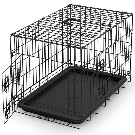 Avalo Hondenbench XXL - Opvouwbare Kooi - 2 Deuren - 122x74x80 CM