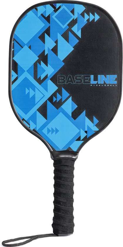 Baseline Pickleball Set – Inclusief Net, 2 Paddles & 2 Ballen – Houten Batjes – 2,4 Meter Net