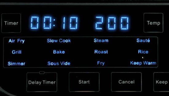 Power XL Multicooker – 12-in-1 fornuis met AirFryer functie – voor frituren, koken, frituren en als elektrische grill - Mail Order Edition