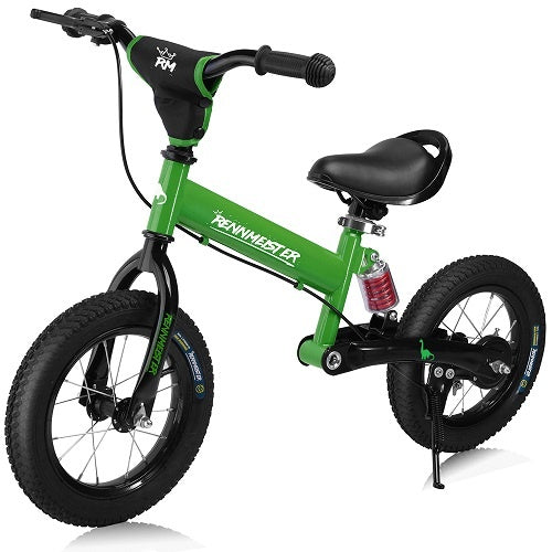 Rennmeister Loopfiets in Hoogte Verstelbaar 2-5 Jaar Groen