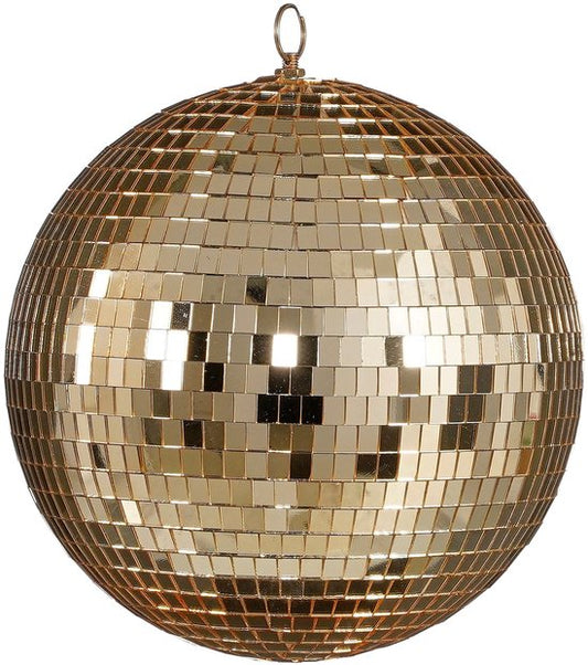 Mica Decorations Kerst Discobal - Ø25 cm - Champagne