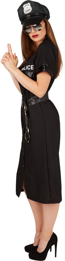 dressforfun - Politieagente XL - verkleedkleding kostuum halloween verkleden feestkleding carnavalskleding carnaval feestkledij partykleding - 301407