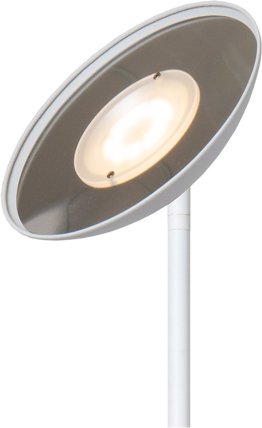 Lucide ZENITH - Vloerlamp - LED Dimbaar - 1x20W 3000K - Wit
