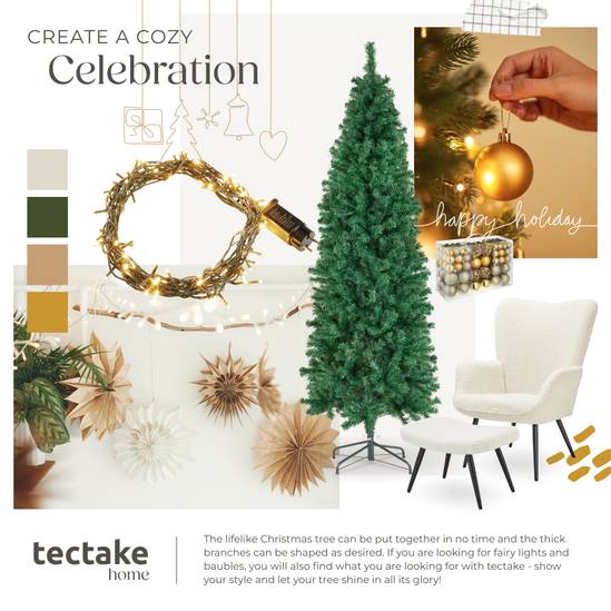Tectake Kerstboom Comet 180 cm – Groen
