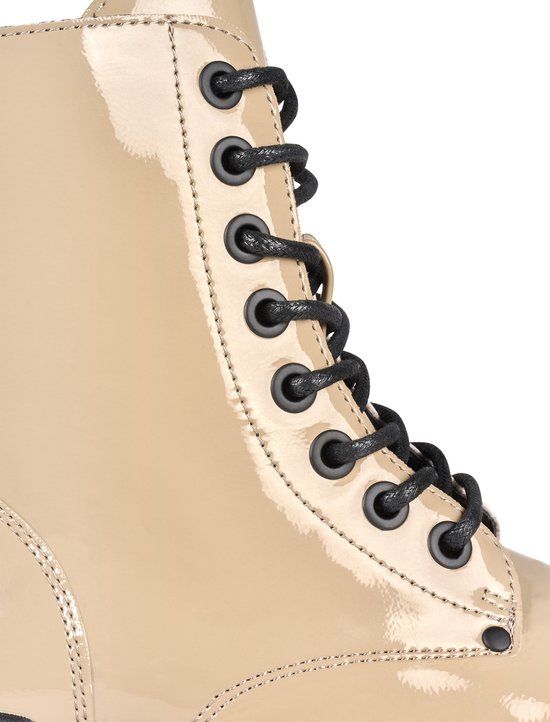 Bullboxer Aaf504f6s Veterboots - Laarzen Met Veters - Meisjes - Taupe - Maat 36