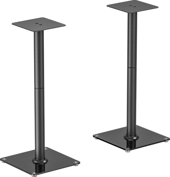 VDD Gaming Speaker Standaard - Universele Speaker Standaard - Vloerstandaard - Luidspreker Standaard - set van 2 stuks - 76.5 cm hoog - 25 kg belastbaar