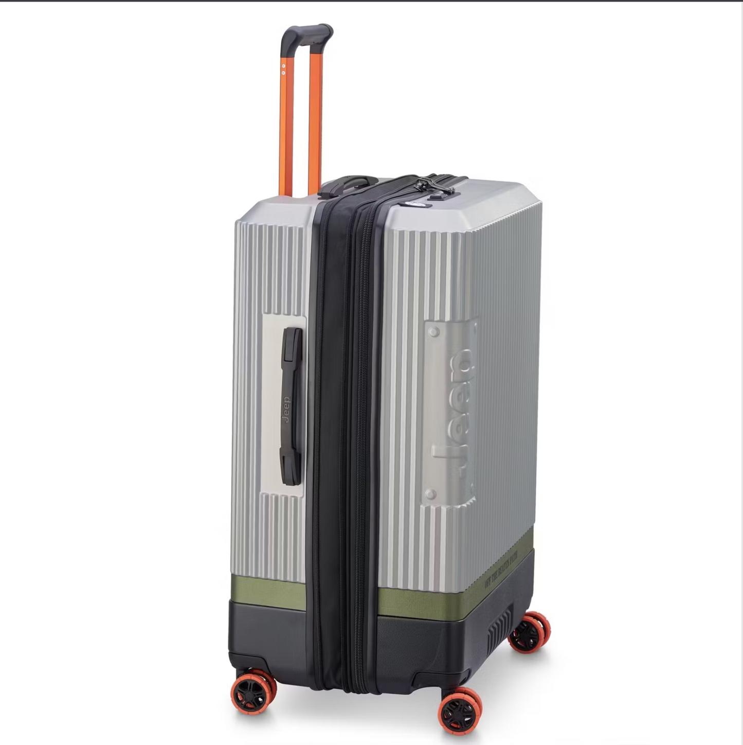Jeep Uitbreidbare Trolley XL 122L - Silver - 81 x 53 x 33-36 cm - TSA Slot