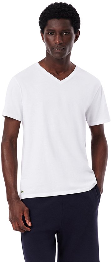 Lacoste t-shirt T-shirt met korte mouwen 3 stuks - wit - maat XXL