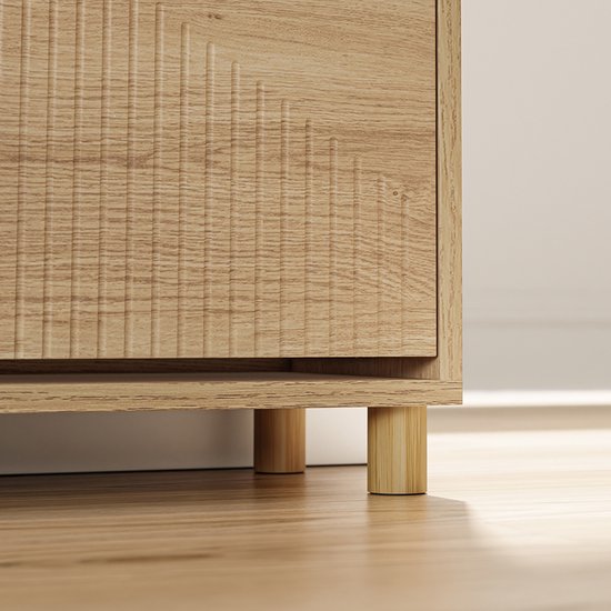 SoBuy Schuhschrank - Schoenenkast - 4 Kleppen - 8 Vakken - Modern Design - 83x24x100 cm | FSR214-N