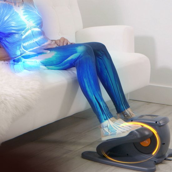Mediashop VibroLegs Elliptical - Mini hometrainer - gemotoriseerde elliptische trainer voor meer beweging tijdens het zitten - pedaaltrainer voor thuiskantoor en vrije tijd