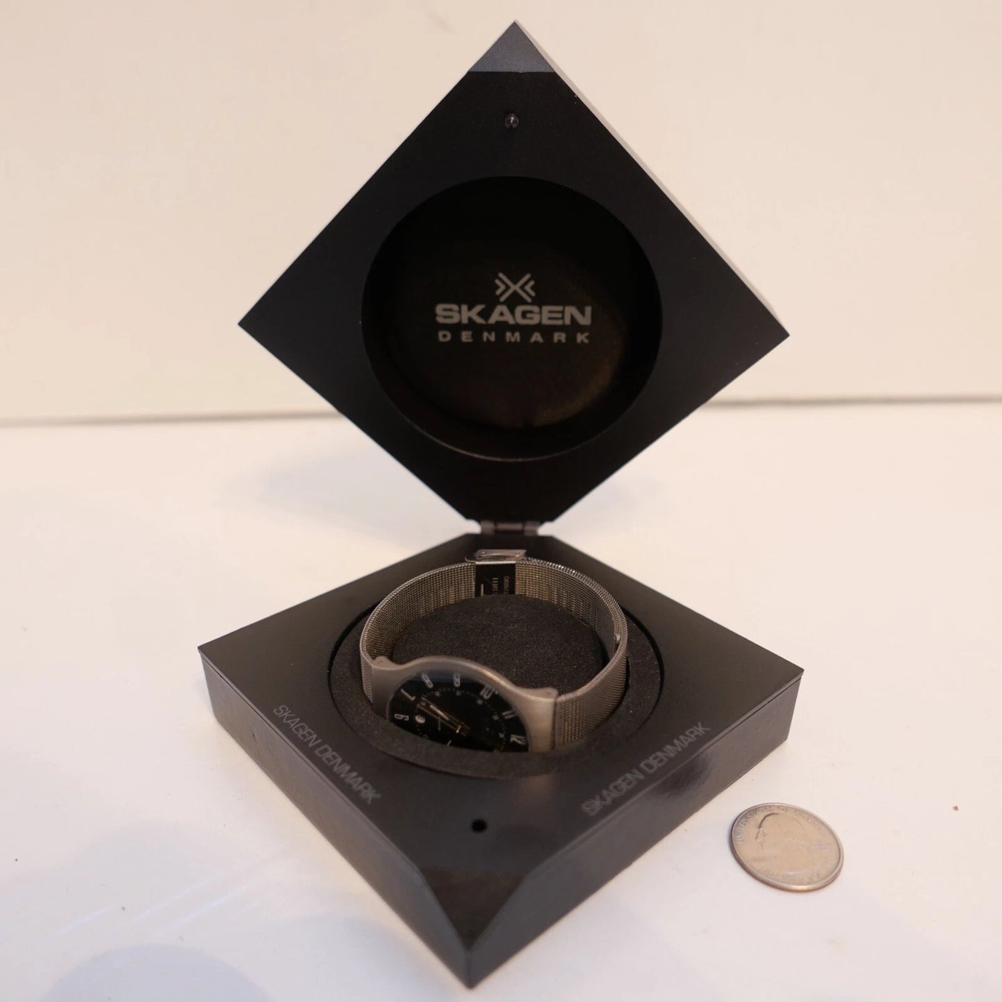 Skagen Herenhorloge Sundby - Ultraslim - Titanium - 34mm - Grijs