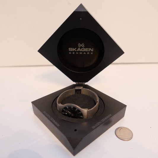 Skagen Herenhorloge Sundby - Ultraslim - Titanium - 34mm - Grijs