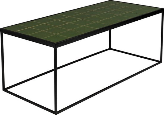 Zuiver Glazed Salontafel 93x42,5 cm Groen
