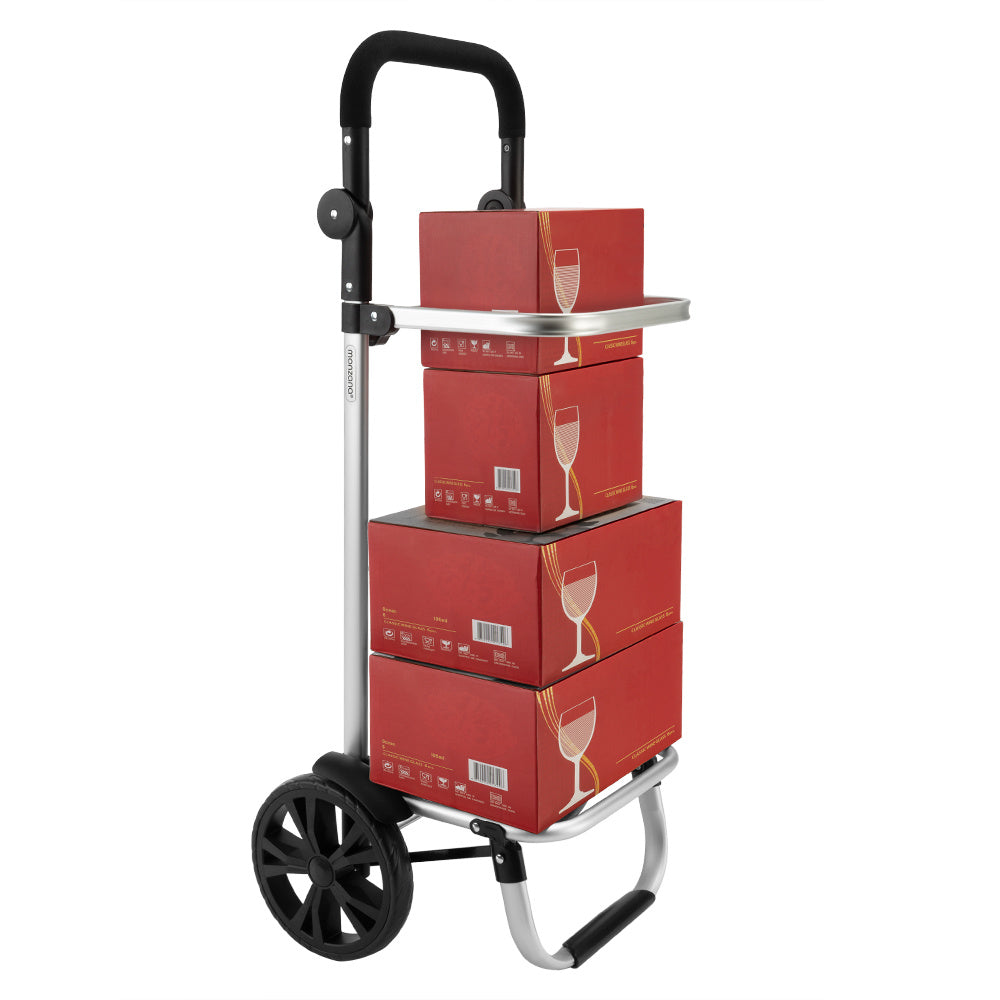 Monzana Winkelwagen blauw aluminium 35L 31x24x54cm