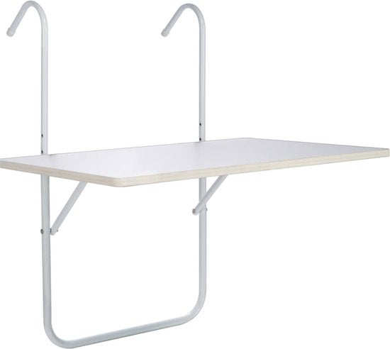 HI Balkontafel inklapbaar 60x40x1,2 cm wit