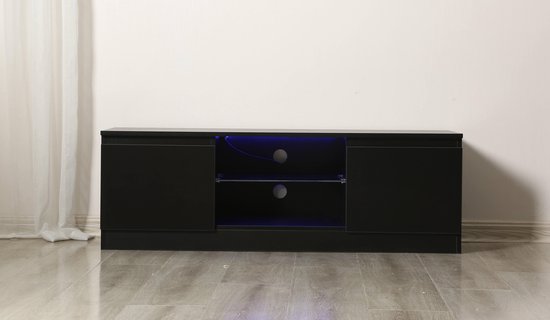 TV meubel dressoir - TV kast - 120 cm breed - zwart