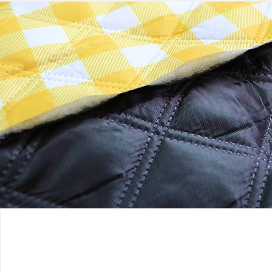 Fuegobird- Picknickdeken-200 x 200 cm-Stranddeken- Opvouwbare campingdeken- Waterdicht- Zanddichte picknickmat- Draagbare tuin-strandmat- Machinewasbaar- voor kamperen- Tuin- Park- Strand-geschikt voor kinderen's kruipdeken (geel)